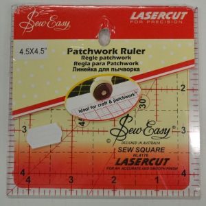 sew easy 4.5" square ruler